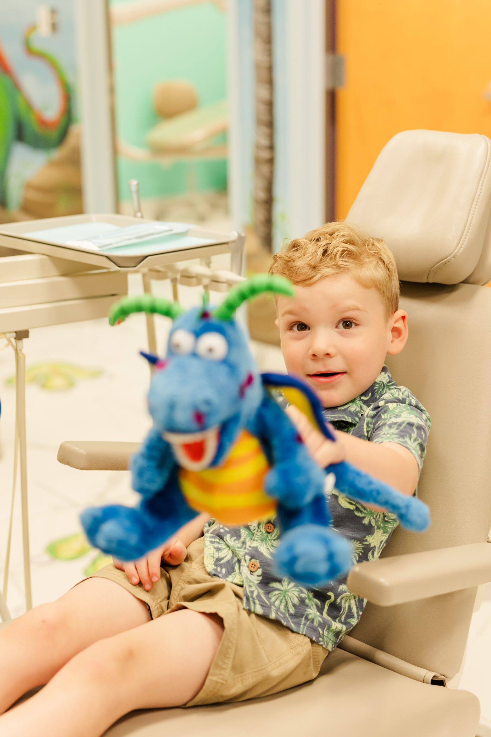 Thumb sucking child with stuffy